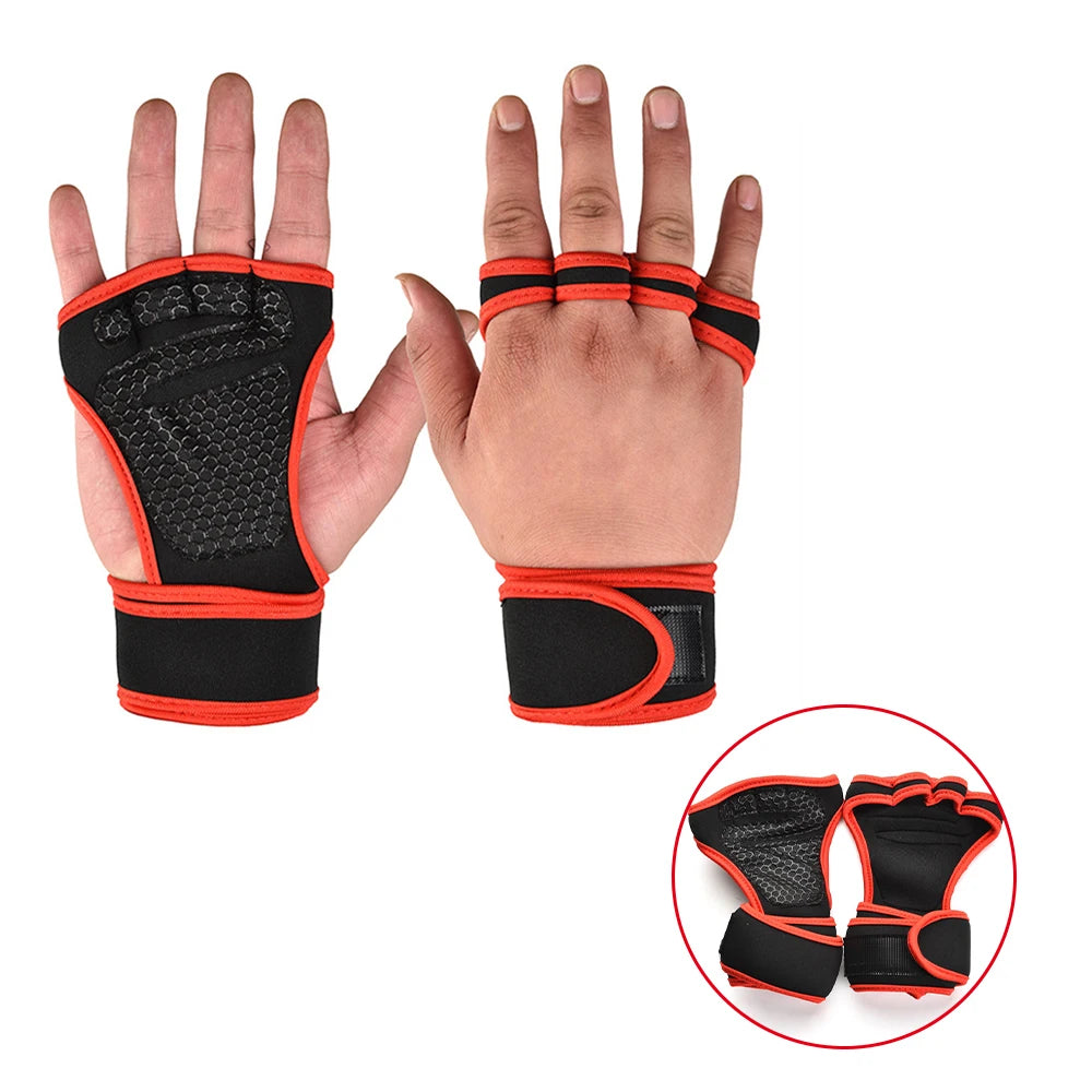 Guantes Deportivos para Gym y Entrenamiento – Protección Antideslizante para Pesas y Fitness (Hombre y Mujer)