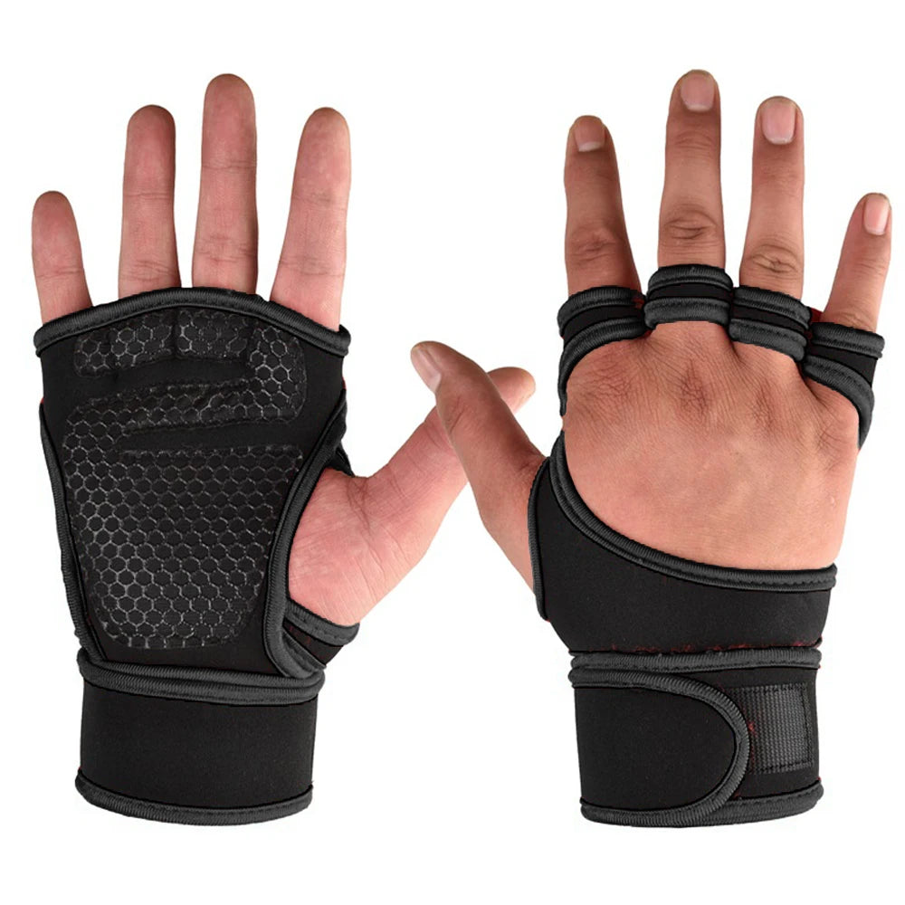 Guantes Deportivos para Gym y Entrenamiento – Protección Antideslizante para Pesas y Fitness (Hombre y Mujer)