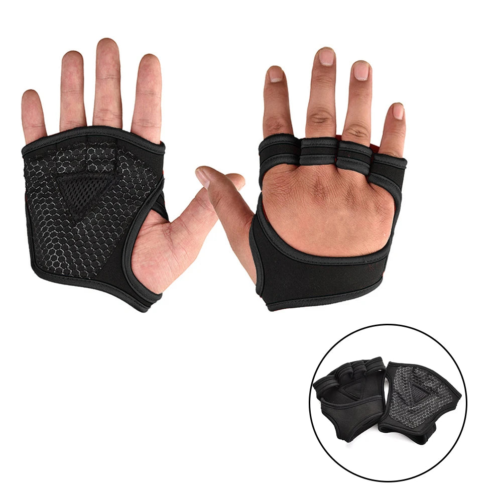 Guantes Deportivos para Gym y Entrenamiento – Protección Antideslizante para Pesas y Fitness (Hombre y Mujer)