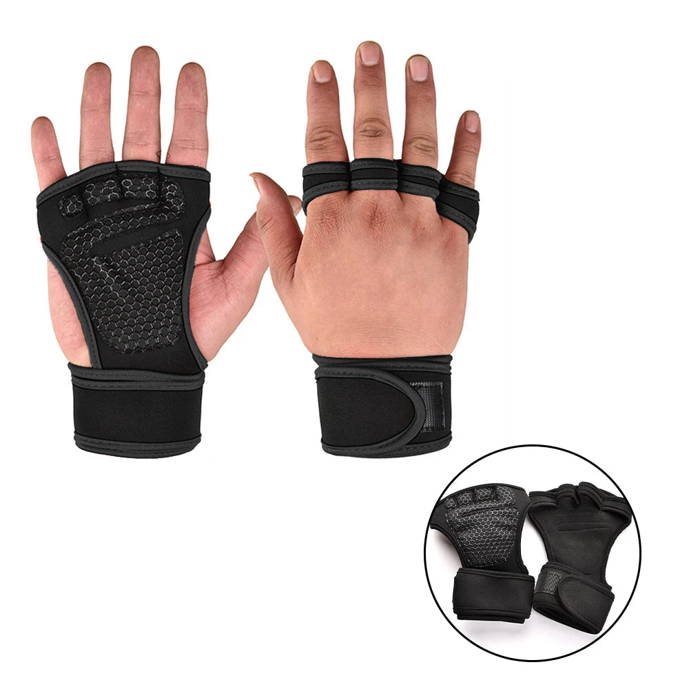 Guantes Deportivos para Gym y Entrenamiento – Protección Antideslizante para Pesas y Fitness (Hombre y Mujer)