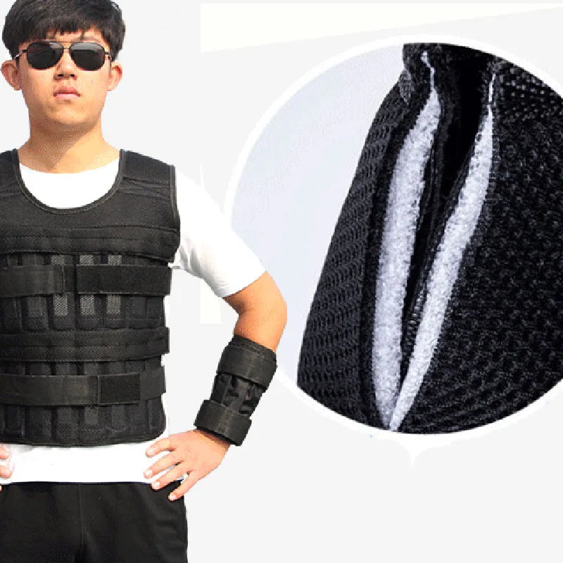 Chaleco Lastrado Ajustable para Entrenamiento (Hasta 20 kg) – Potencia Fuerza, Resistencia y Rendimiento Deportivo