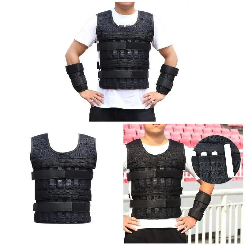 Chaleco Lastrado Ajustable para Entrenamiento (Hasta 20 kg) – Potencia Fuerza, Resistencia y Rendimiento Deportivo