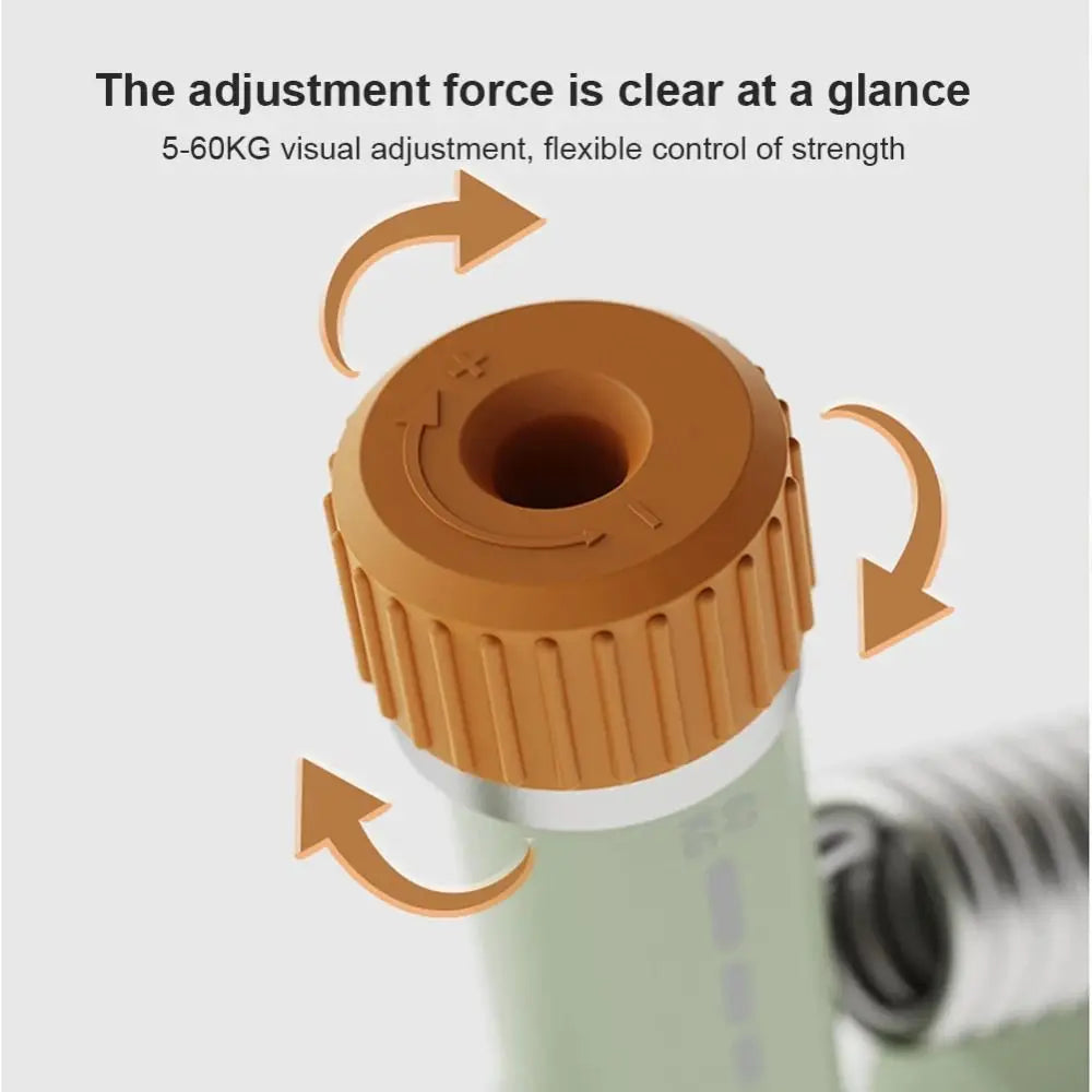 Fortalecedor de Mano Ajustable 5-60 kg con Contador – Entrenador de Agarre para Muñeca, Dedos y Antebrazo