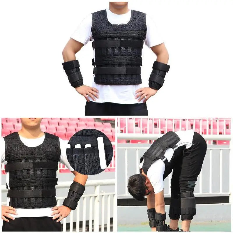 Chaleco Lastrado Ajustable para Entrenamiento (Hasta 20 kg) – Potencia Fuerza, Resistencia y Rendimiento Deportivo