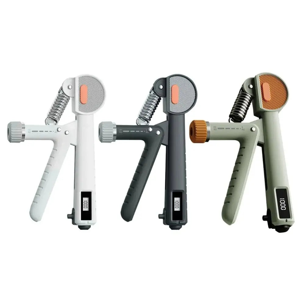 Fortalecedor de Mano Ajustable 5-60 kg con Contador – Entrenador de Agarre para Muñeca, Dedos y Antebrazo