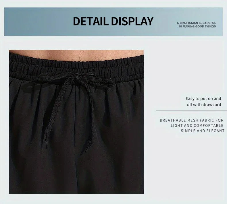 Short Deportivo para Hombre de Doble Capa – Pantaloneta Fitness de Secado Rápido para Gym, Running y Playa