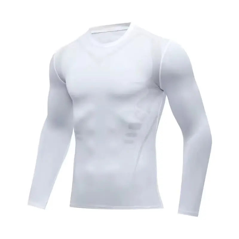 Camiseta Deportiva de Compresión para Hombre – Camiseta Fitness de Secado Rápido para Running y Gym