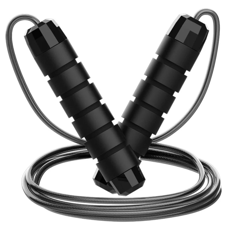 Cuerda para Saltar Profesional con Cable de Acero Ajustable – Entrenamiento Cardio para Fitness y Pérdida de Peso