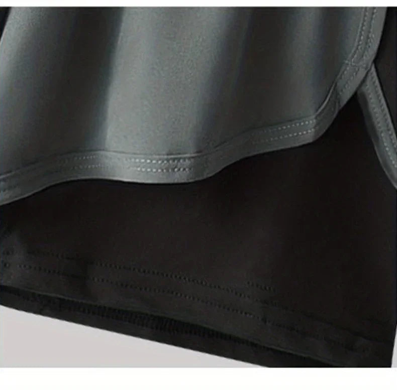 Short Deportivo para Hombre de Doble Capa – Pantaloneta Fitness de Secado Rápido para Gym, Running y Playa