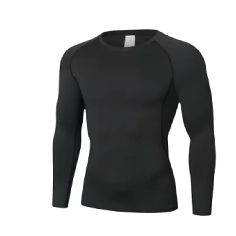 Camiseta Deportiva de Compresión para Hombre – Camiseta Fitness de Secado Rápido para Running y Gym