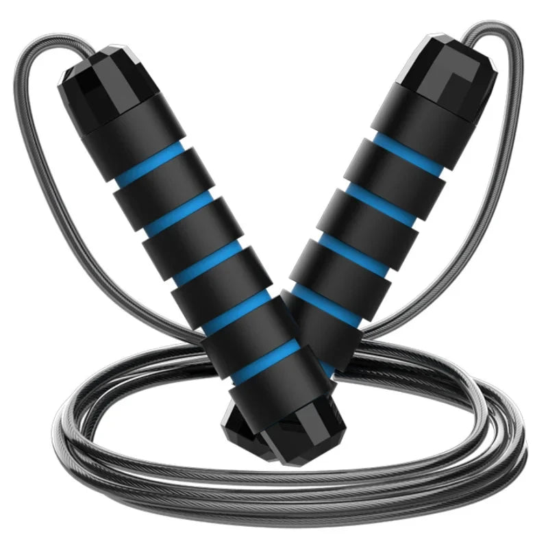 Cuerda para Saltar Profesional con Cable de Acero Ajustable – Entrenamiento Cardio para Fitness y Pérdida de Peso