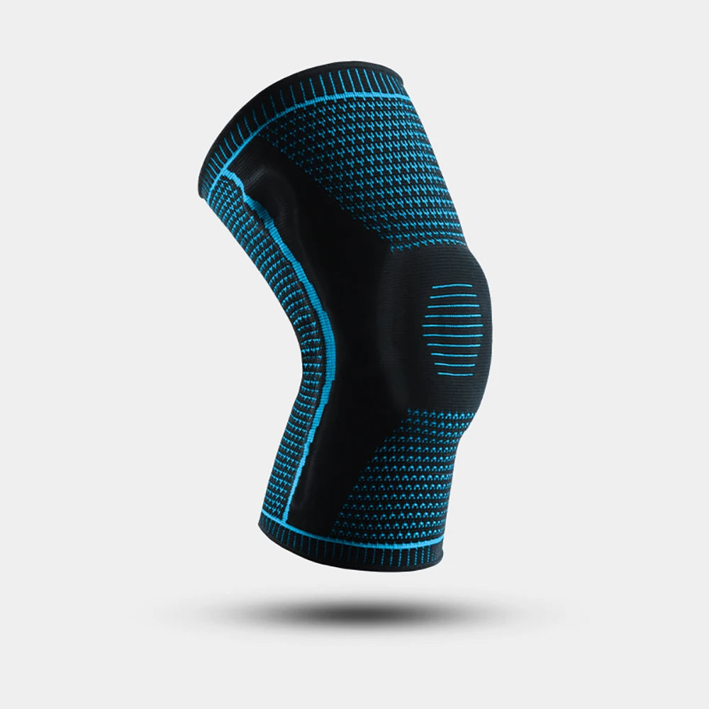 Rodillera Deportiva con Soporte de Rótula y Compresión de Silicona – Protección para Running, Fitness y Baloncesto