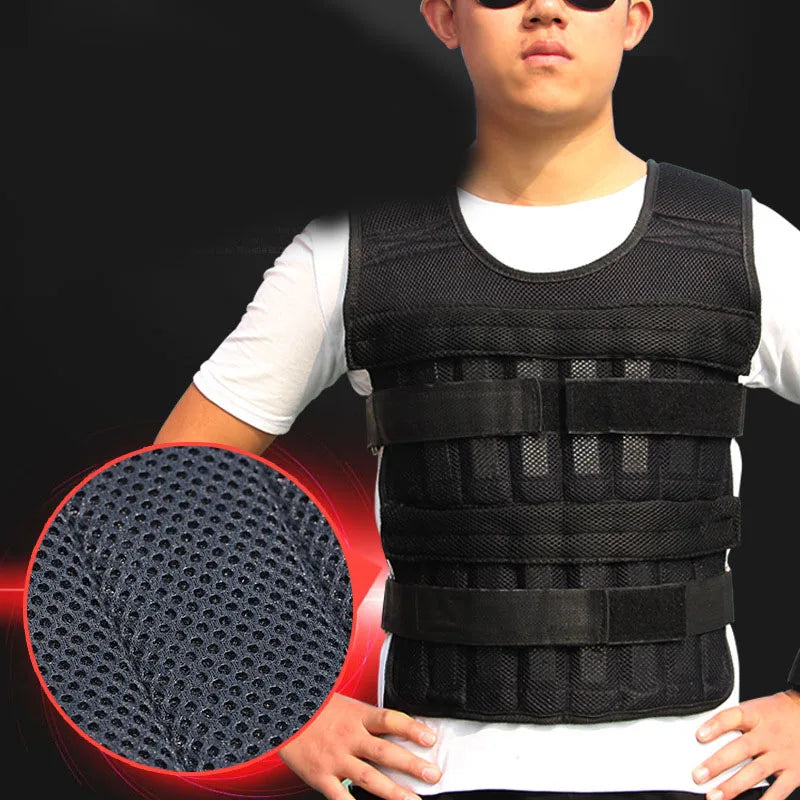 Chaleco Lastrado Ajustable para Entrenamiento (Hasta 20 kg) – Potencia Fuerza, Resistencia y Rendimiento Deportivo