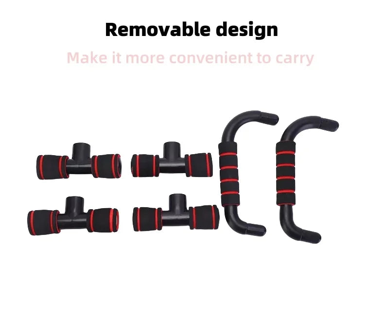 Soportes para Flexiones de Pecho – Barras Antideslizantes para Entrenamiento de Fuerza en Casa