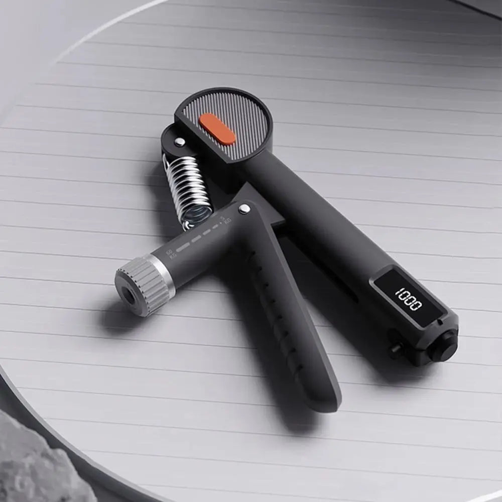 Fortalecedor de Mano Ajustable 5-60 kg con Contador – Entrenador de Agarre para Muñeca, Dedos y Antebrazo