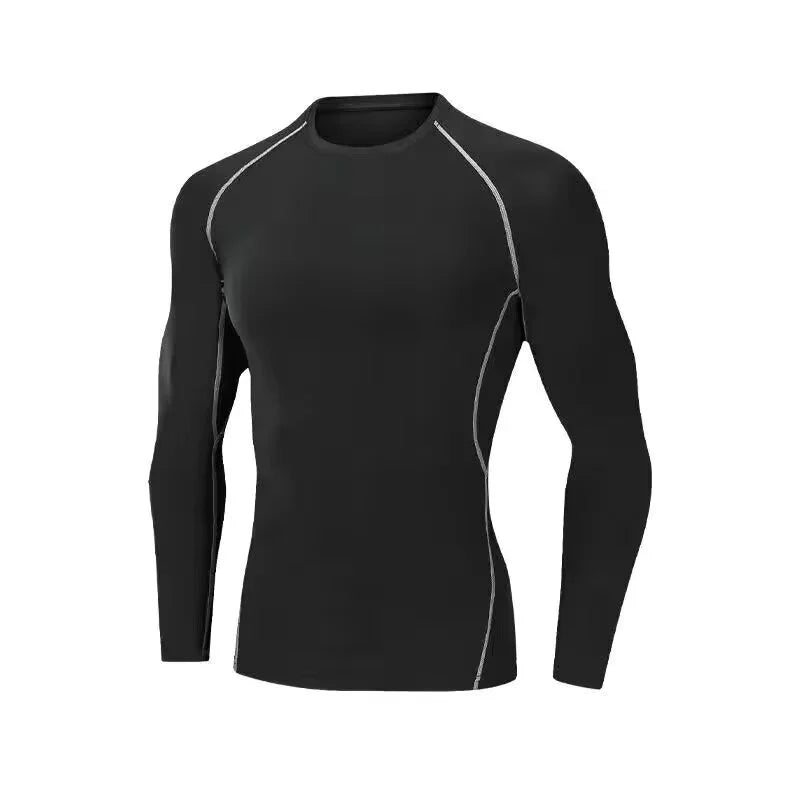 Camiseta Deportiva de Compresión para Hombre – Camiseta Fitness de Secado Rápido para Running y Gym