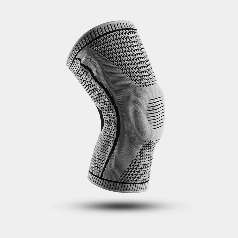 Rodillera Deportiva con Soporte de Rótula y Compresión de Silicona – Protección para Running, Fitness y Baloncesto