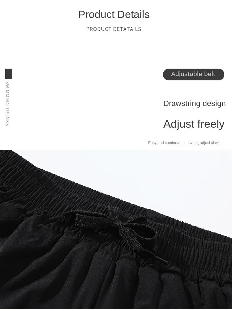 Short Deportivo para Hombre de Doble Capa – Pantaloneta Fitness de Secado Rápido para Gym, Running y Playa