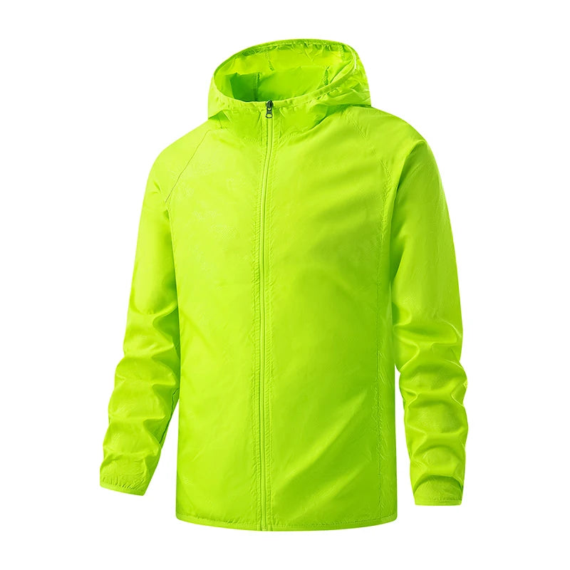 Chaqueta Deportiva Impermeable y Cortavientos – Protección Solar UV para Senderismo, Camping y Deporte