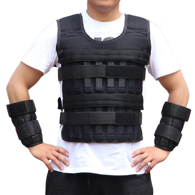 Chaleco Lastrado Ajustable para Entrenamiento (Hasta 20 kg) – Potencia Fuerza, Resistencia y Rendimiento Deportivo